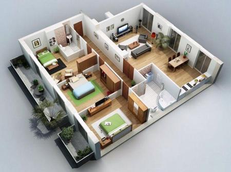 3D map of the building